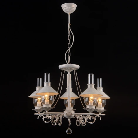 Подвесная люстра Natali Kovaltseva Alabarda 75052/5C IVORY
