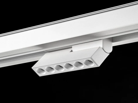 Трековый светильник светодиодный, магнитный, белый, 6Вт, 48V IP20 3000К Lumker SY-LINK SY-LINK-FL-WH-6-WW