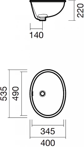 Раковина Sanitana Anadia
