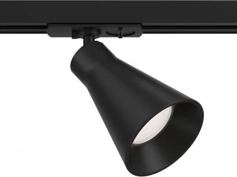 Трековый светильник Virar Unity GU10 10Вт (однофазный) Maytoni Technical TR022-1-GU10-B (220V, круглые)