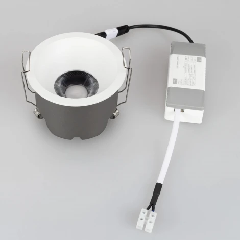 Встраиваемый точечный светильник MS-HARBOR-R106-15W Warm3000 (WH, 50 deg, 230V) (Arlight, IP20 Металл) 048274 (LED)