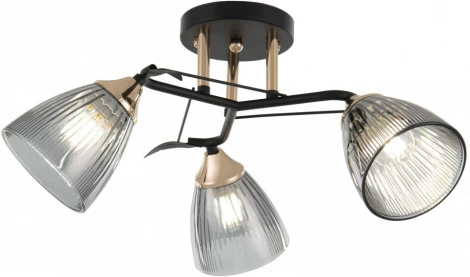 Потолочная люстра на штанге Arte Milano AMALFI 322610/3 BK+FG (220V)