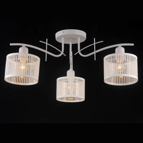 Потолочная люстра Natali Kovaltseva Amsterdam 81053-3C SATIN WHITE