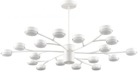 Потолочная люстра на штанге Lumion Torina 8265/18 металл, белый GX53 LED 18*7W 220V