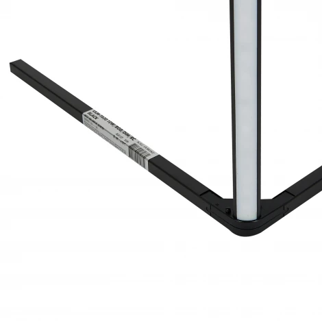 Торшер светодиодный, 10W, RGB свет, диммер. Пульт ДУ (в/к), черный Uniel ULM-T630 10W/RGB/DIM/RC BLACK