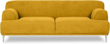 Диван Portofino 2-х местный ОГОГО (арт.604118), (Рогожка/Желтый)