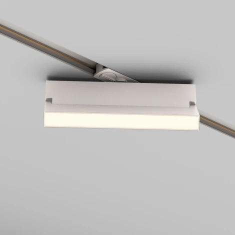 Трековый светильник однофазный 12W 220V Maytoni Basis Rot TR223-1-12WCCT-W-W (LED)