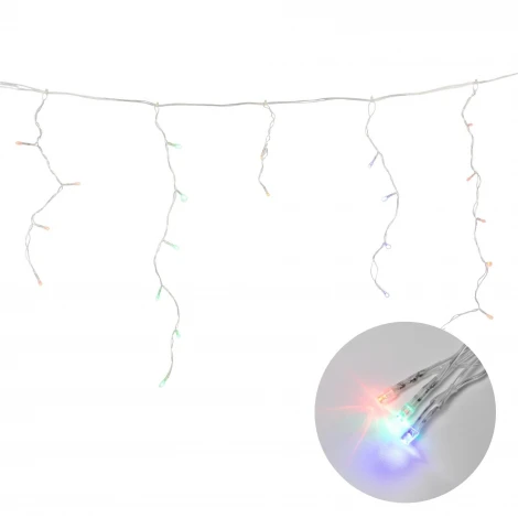 Бахрома светодиодная, 2м. 48 светодиодов, разноцветный свет Uniel ULD-B2005-048/DTA MULTI IP20