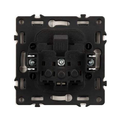 Механизм электрической розетки SCT-NOBE-MEU1-SFPL-IS (230V, 16A) (Arlight, Никель) 059453