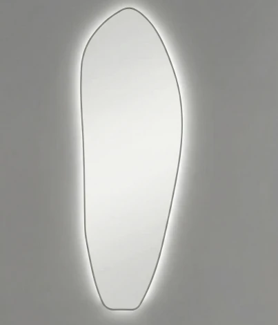 Organic XL LED Silver Зеркало в полный рост в раме с подсветкой Art-Zerkalo SM125LSL 13953