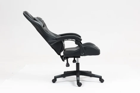 Кресло спортивное TopChairs Commander черно-серый арт.УТ000039476