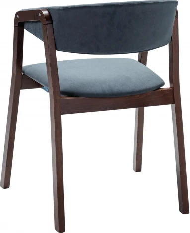 Кресло Dalia Soft Grey/Темный орех R-Home арт.4000125220h_diaggrey_nut