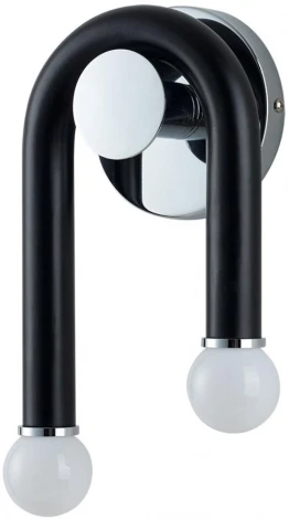 Бра Lumion Caspian 5699/2W черный, хром E14 2*60W 220V