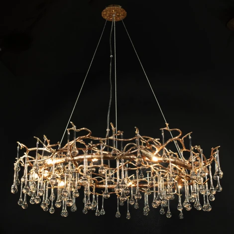 Подвесная люстра Loft IT Bijout 10068/1000 GB (220V, на тросе, ветки)