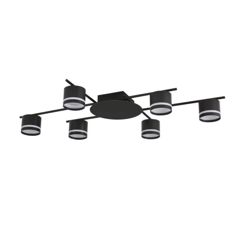 Потолочная люстра Lumion Berty 8362/6C черный, металл/акрил GX53 LED 6*7W 220V BERTY