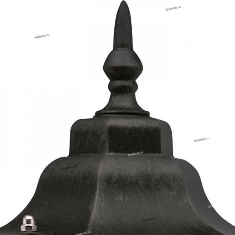 Светильник настенный уличный Horoz Leylak, 1 плафон, черный с прозрачным