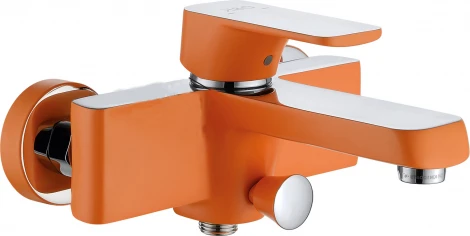 Смеситель D&K Berlin Kunste DA1433213 для ванны с душем, оранжевый