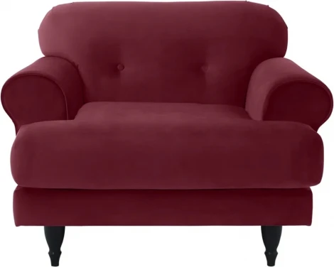 Кресло Italia ОГОГО (арт.328685), (Ткань/Бордовый)
