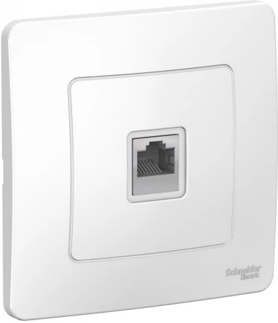 Розетка встраиваемая Ethernet RJ-45 (белый) Systeme Electric Blanca BLNIS045001