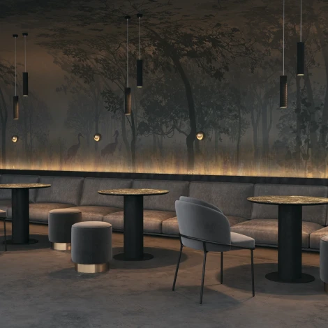 Подвесной светильник Focus Design GU10 1x50Вт Maytoni Technical P038PL-01B