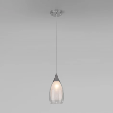 Подвесной светильник Eurosvet Cosmic 50085/1 хром (220V, на проводе, круглые)