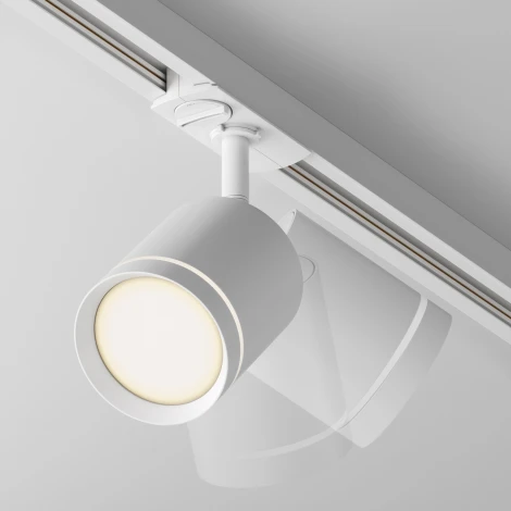 Трековый светильник Orlo Unity 3000K 5Вт 120° LED (однофазный) Maytoni Technical TR085-1-5W3K-W (220V, круглые)