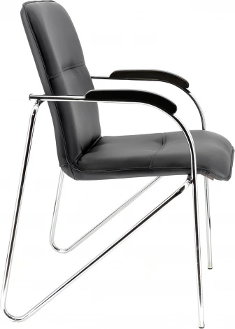 Кресло Everprof Samba Wood CF Экокожа Черный арт.EP_Samba_WOOD_CF_PG Black