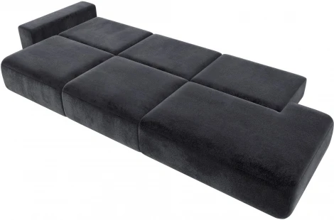 Диван прямой Лига-036 НПБ Модерн Лонг подлокотник слева Лига Диванов (Велюр) арт.127703L