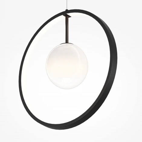 Подвесной светильник LED Maytoni Paparazzi MOD407PL-L12B3K1 (220V, на проводе, шар, кольцо)