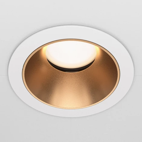 Встраиваемый светильник Share GU10 1x10Вт Maytoni Technical DL051-U-1WMG (220V, круглые)