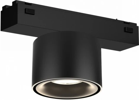 Трековый светильник магнитный 48V iLedex Vision48/25 SMART 4825-049-D74-10W-60DG-BK (регулировка яркости, управление смартфоном, умный дом - Алиса, круглые)