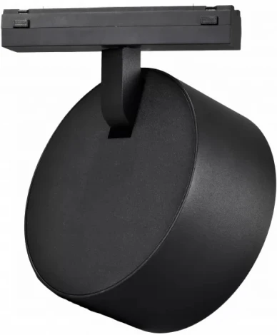 Трековый светильник магнитный 48V iLedex Vision48/25 4825-047-D120-15W-110DG-4000K-BK (круглые)