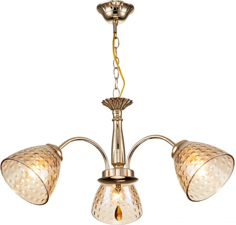 Подвесная люстра Escada Freesia 658/3PL Gold (220V, подвески, на цепи)