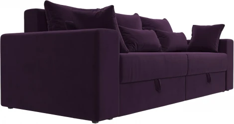 Диван прямой Мэдисон (Фиолетовый/Велюр) Лига Диванов арт.105746
