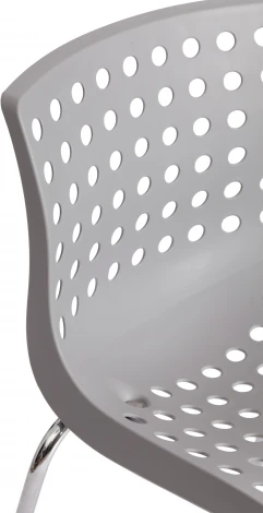Обеденный стул Tetchair SKALBERG (Металл,Пластик/Cерый) 19259
