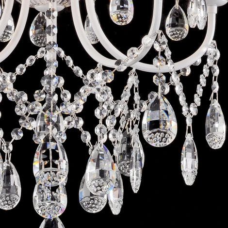 Подвесная люстра Reluce 04211-0.4-05 WH (220V, подвески, на цепи, подсвечник, свеча)