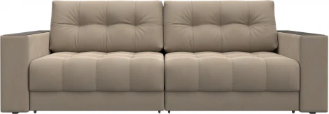 Диван прямой с декором Лига-049 НПБ Лига Диванов (Велюр) арт.128387