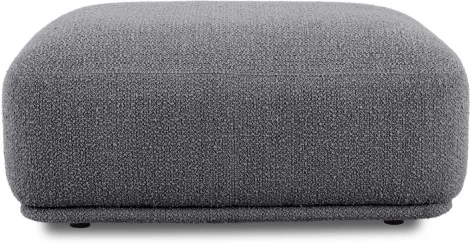 Пуф прямоугольный Fabro ОГОГО (арт.855374), (Ткань,Букле/Темно-серый)