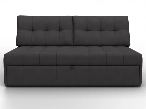 Диван прямой Лига-107 (160) (ЛДСП,Брус,Фанера,Замша/Коричневый) Лига Диванов 134938