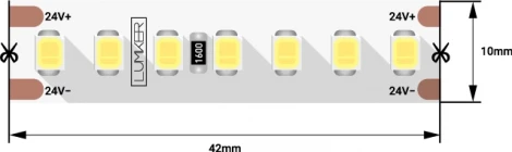 Светодиодная лента DesignLed LUX DSG2168-24-W-33