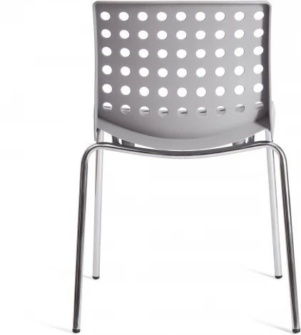Обеденный стул Tetchair SKALBERG (Металл,Пластик/Cерый) 19259