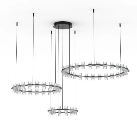 Подвесной светильник Divinare Monna 1933/06 SP-120 (LED, 220V, на тросе, кольцо)