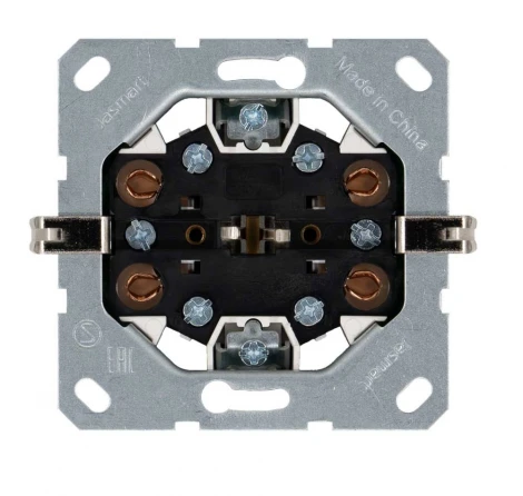 Розетка двойная со шторками (антрацит) Jasmart G-Classic G5504B