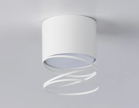 Точечный накладной светильник в виде спирали Ambrella TECHNO SPOT TN71103 (220V, спираль)