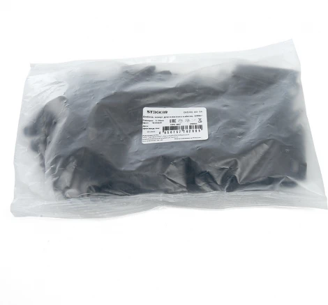 Дюбель-хомут для плоского кабеля (5-10мм) черный 100 шт. Stekker 39860