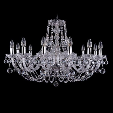 Подвесная люстра Bohemia 1406 1406/12/300/Ni/Leafs