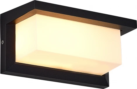 Настенный светильник уличный ST Luce Combo SL9532.401.01 черный/белый LED 1*15W (220V, IP65)