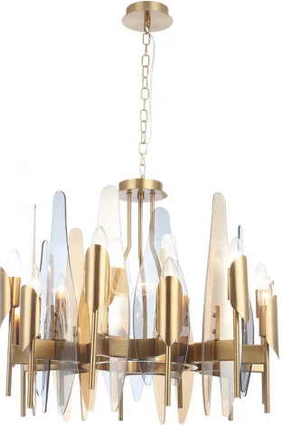 Подвесная люстра Crystal Lux CASA SP-PL12 BRASS