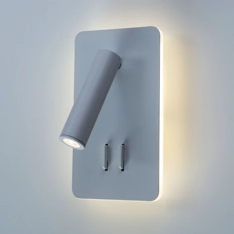 Спот для чтения Arte Lamp Electra A8233AP-1WH (LED, 220V, выключатель)