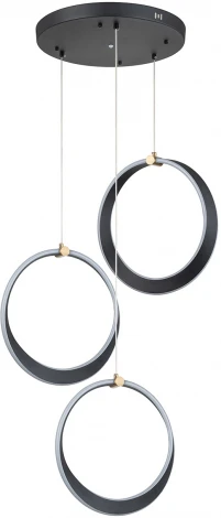 Подвесной светильник 14014/3P Black Indigo Parade V000072L (регулировка яркости, LED, 220V, пульт управления, на проводе)
